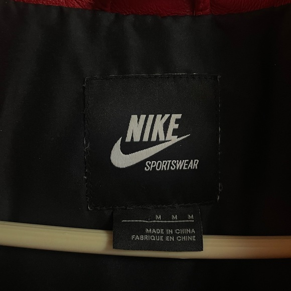 Nike Goose Down Leather ZipUp Vest (RARE) (SAMPLE) - Picture 5 of 6